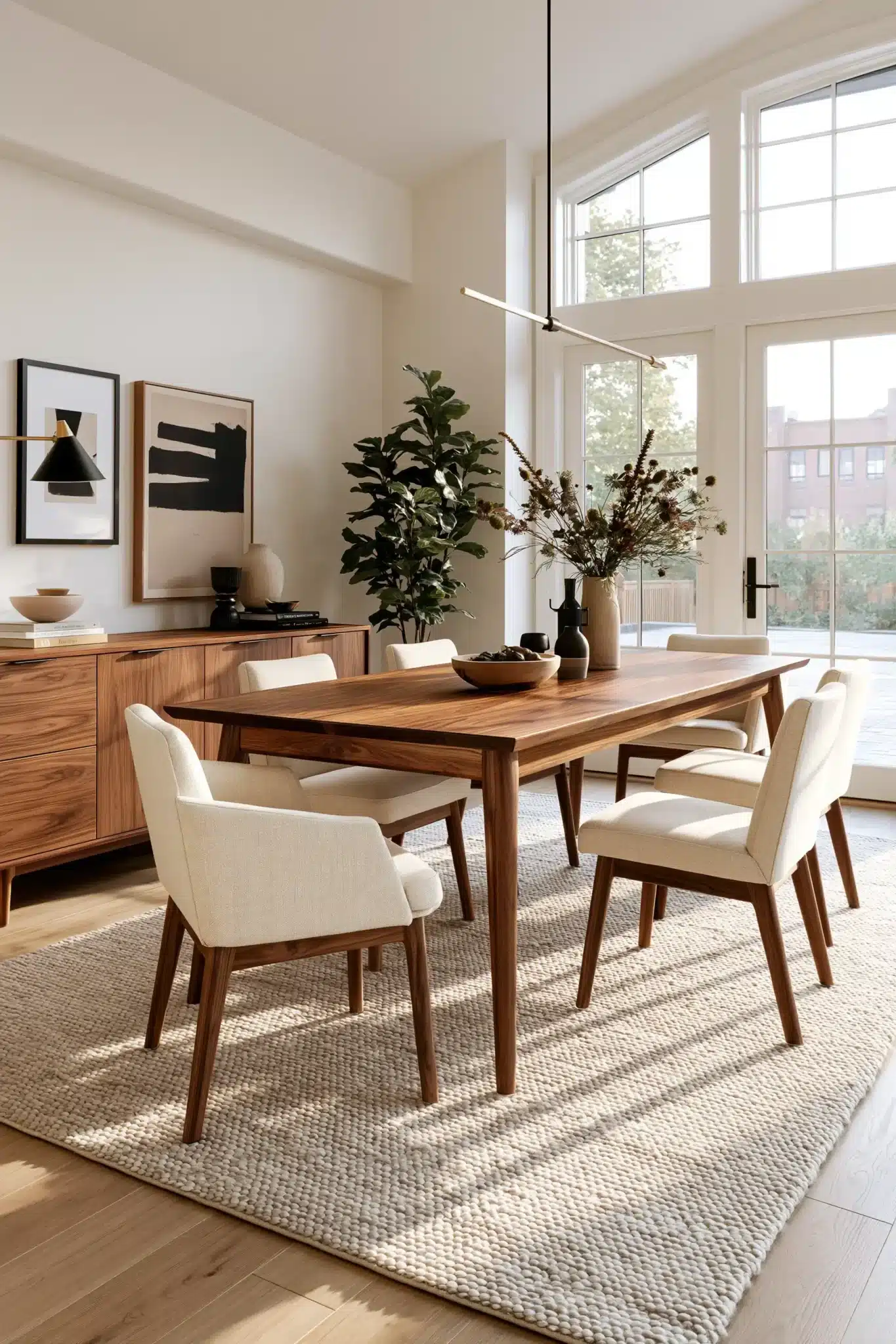 29 Mid Century Modern Dining Room Ideas With Clean Lines 12 mid century modern dining room