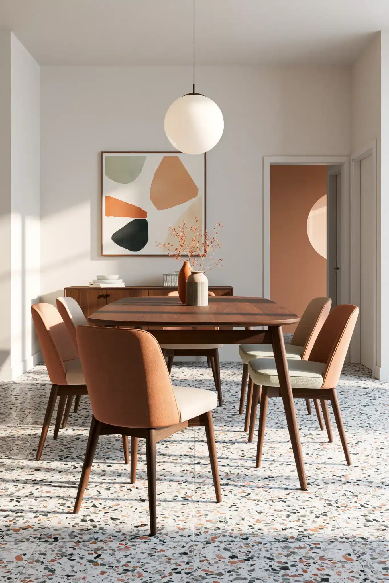 29 Mid Century Modern Dining Room Ideas With Clean Lines 13 mid century modern dining room