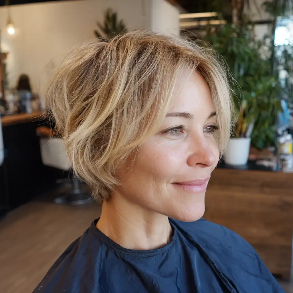 50 Best Haircuts for Round Faces, From Pixies to Long Layers 14 round face haircuts