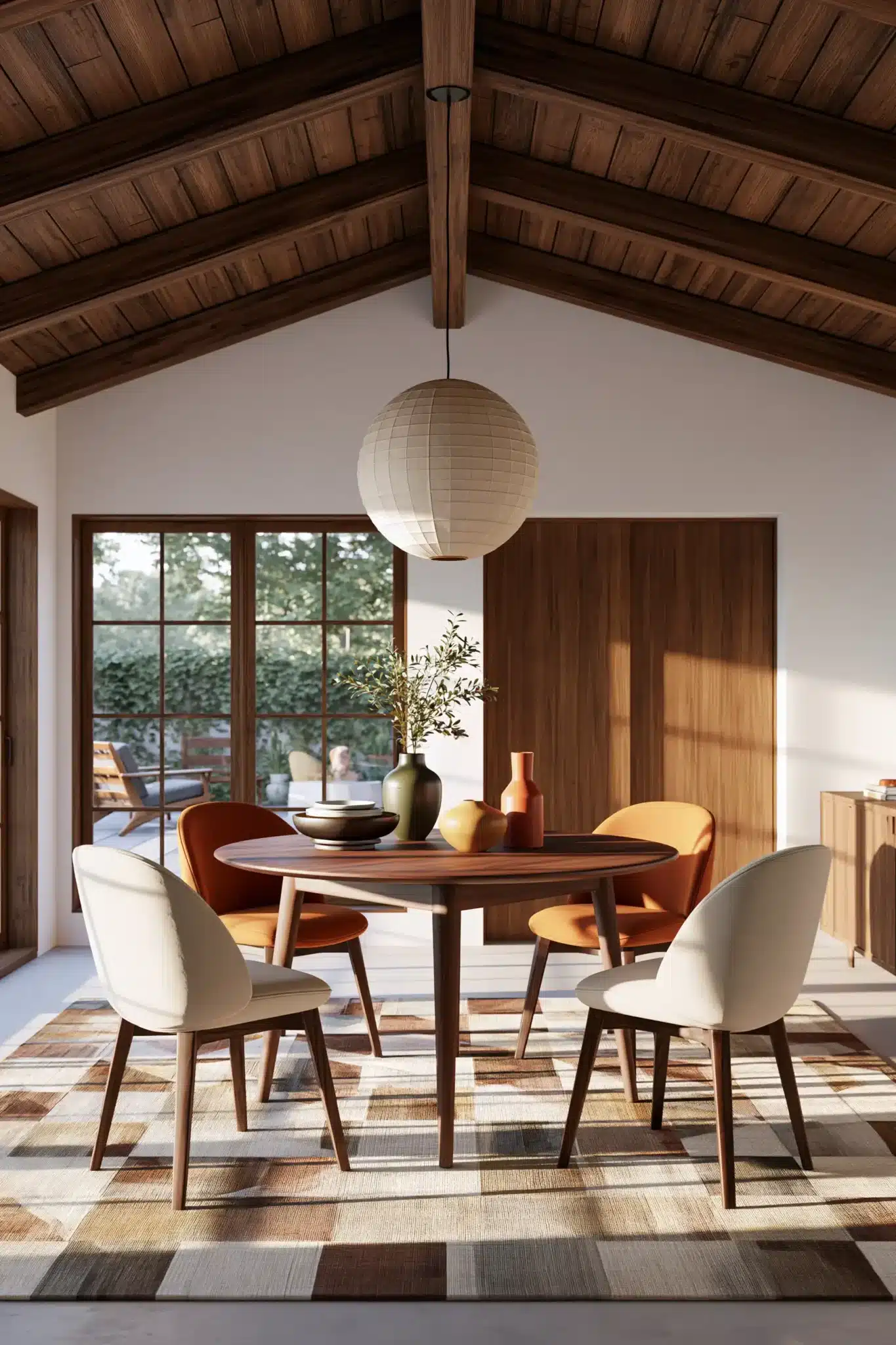 29 Round Table Dining Room Setups for Easier Conversation 15 round table dining room