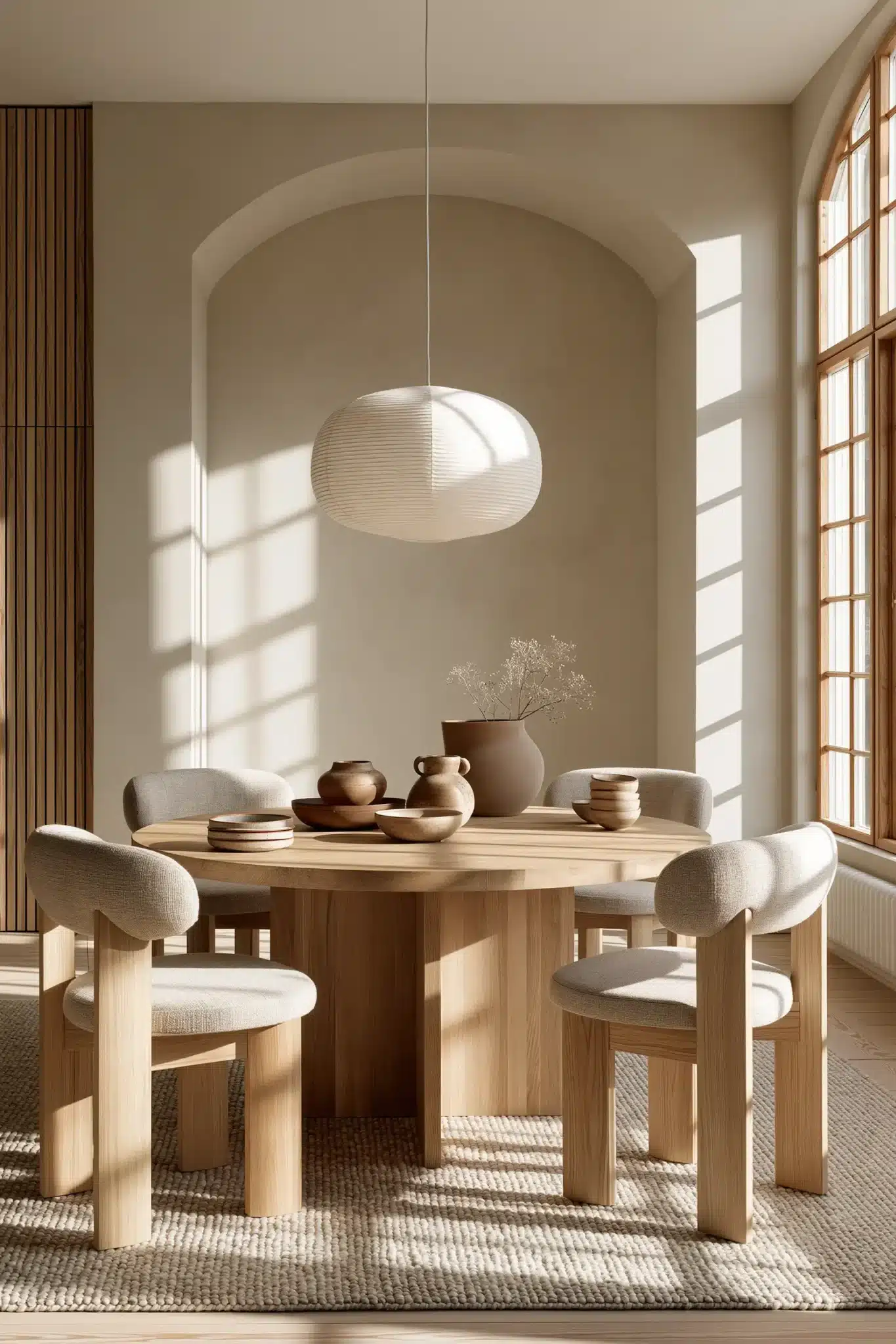 29 Round Table Dining Room Setups for Easier Conversation 16 round table dining room