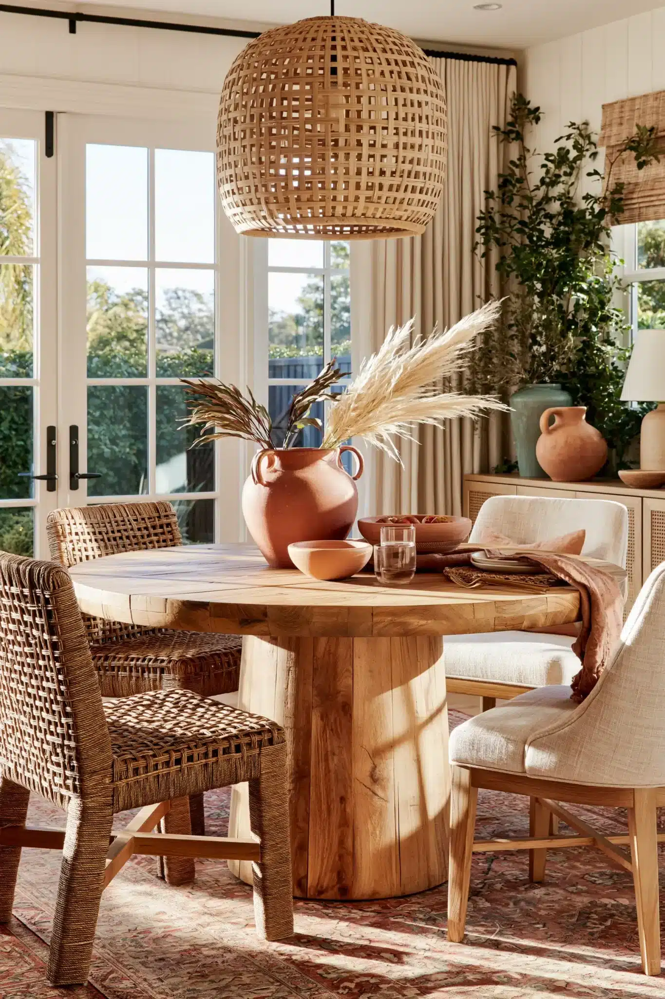 29 Round Table Dining Room Setups for Easier Conversation 17 round table dining room