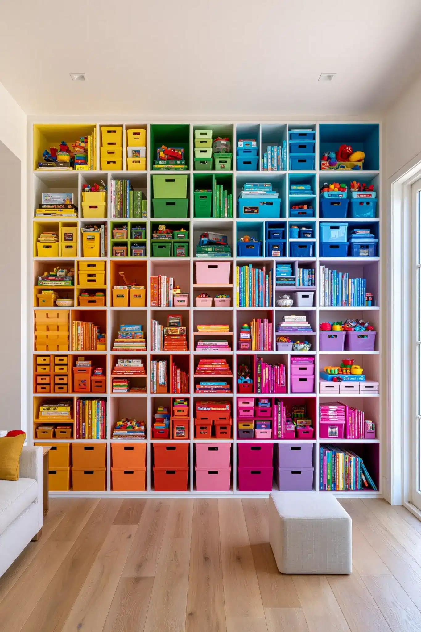 29 Playroom Storage Ideas That Keep Toys in Reach 17 playroom storage ideas