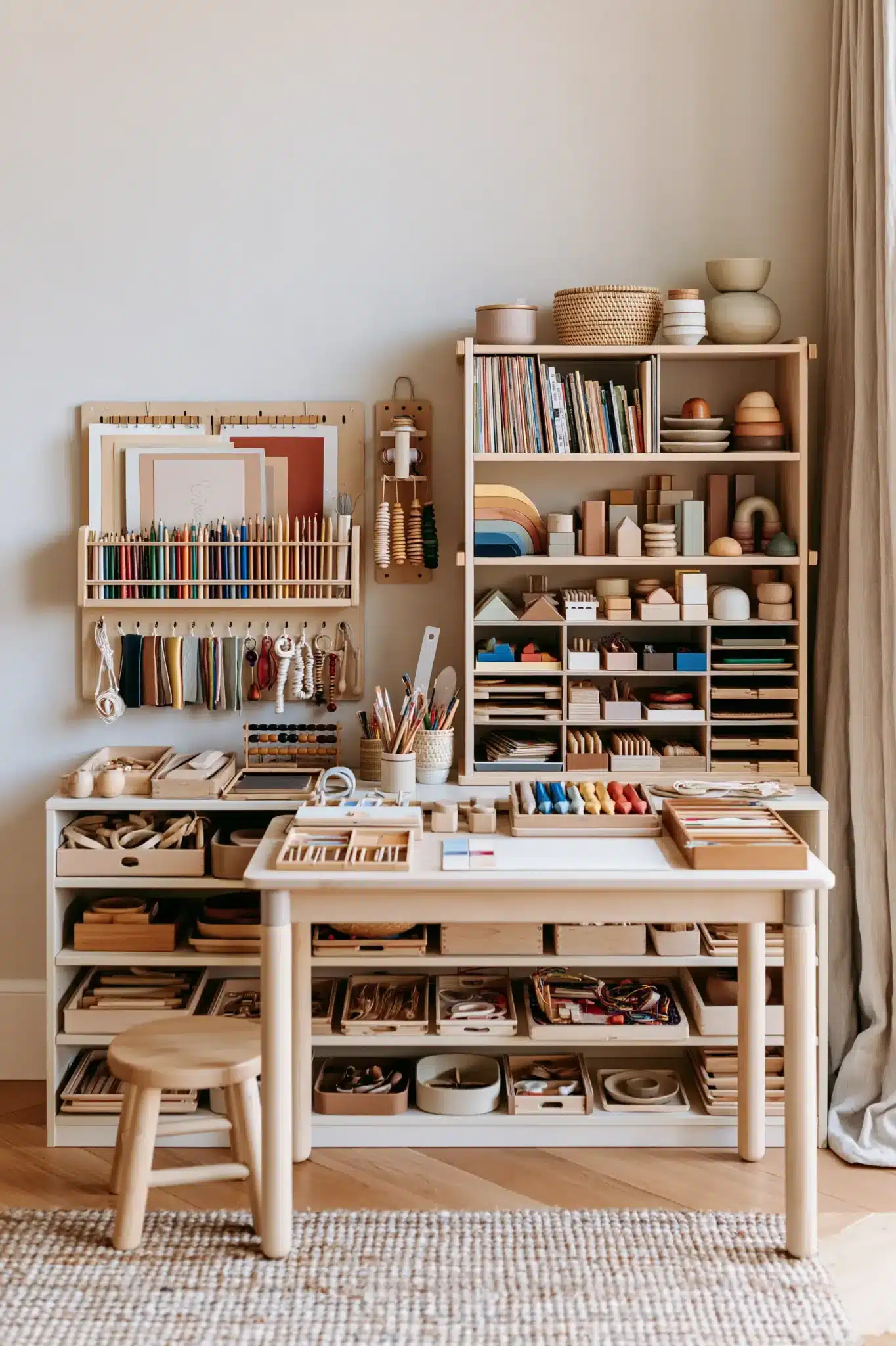 29 Montessori Playroom Ideas That Let Kids Actually Use the Room 18 montessori playroom