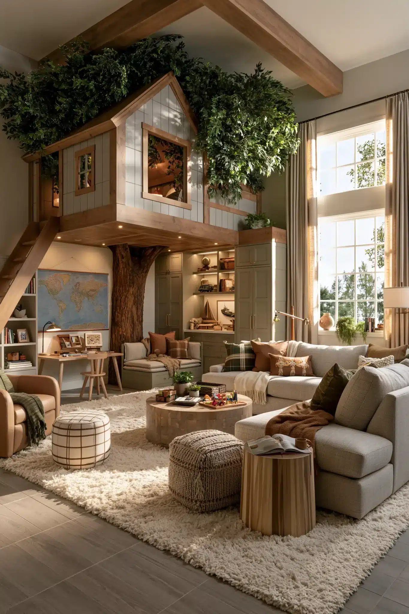 29 Family Room Playroom Ideas That Share the Space 18 family room playroom