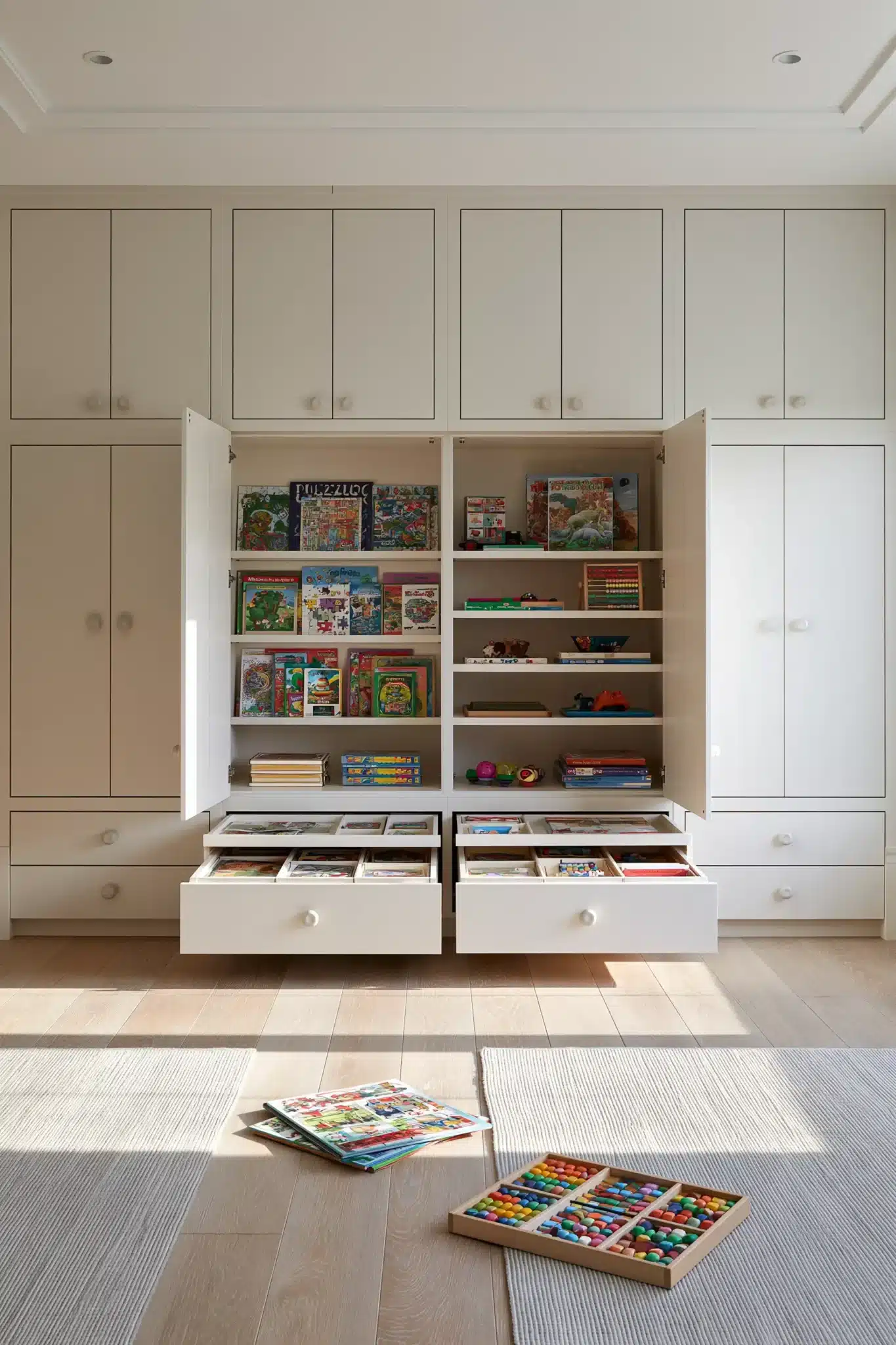 29 Playroom Storage Ideas That Keep Toys in Reach 18 playroom storage ideas