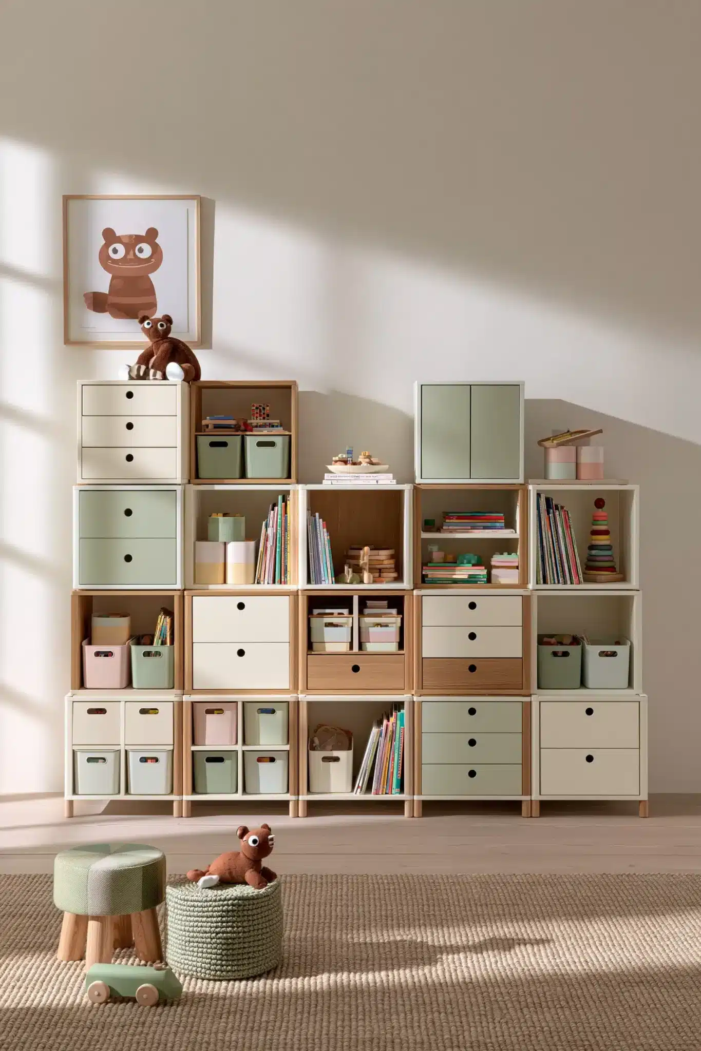 29 Playroom Storage Ideas to Tidy the Daily Mess 18 playroom storage