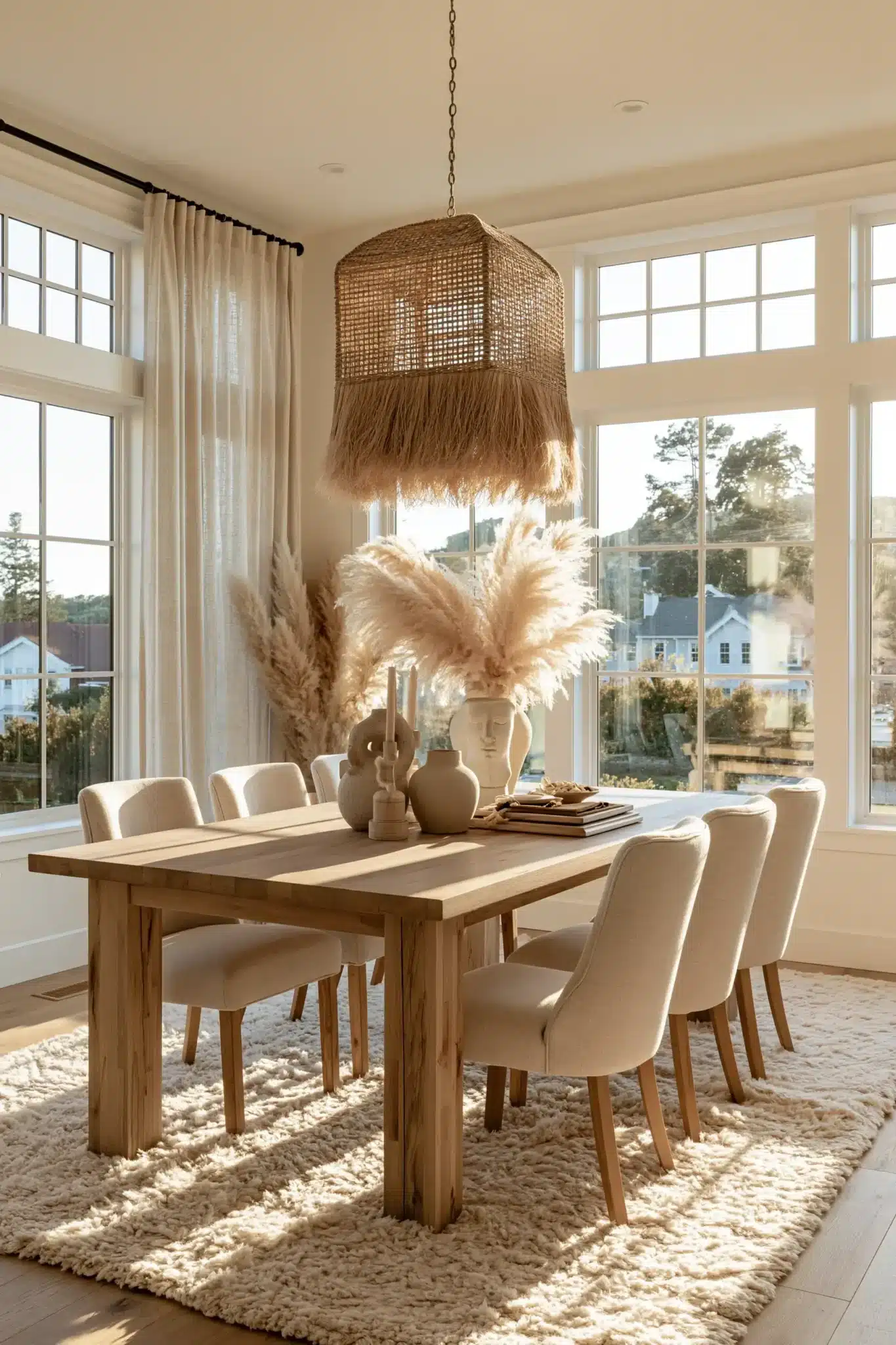 29 Boho Dining Room Ideas With Easy, Earthy Layers 18 boho dining room