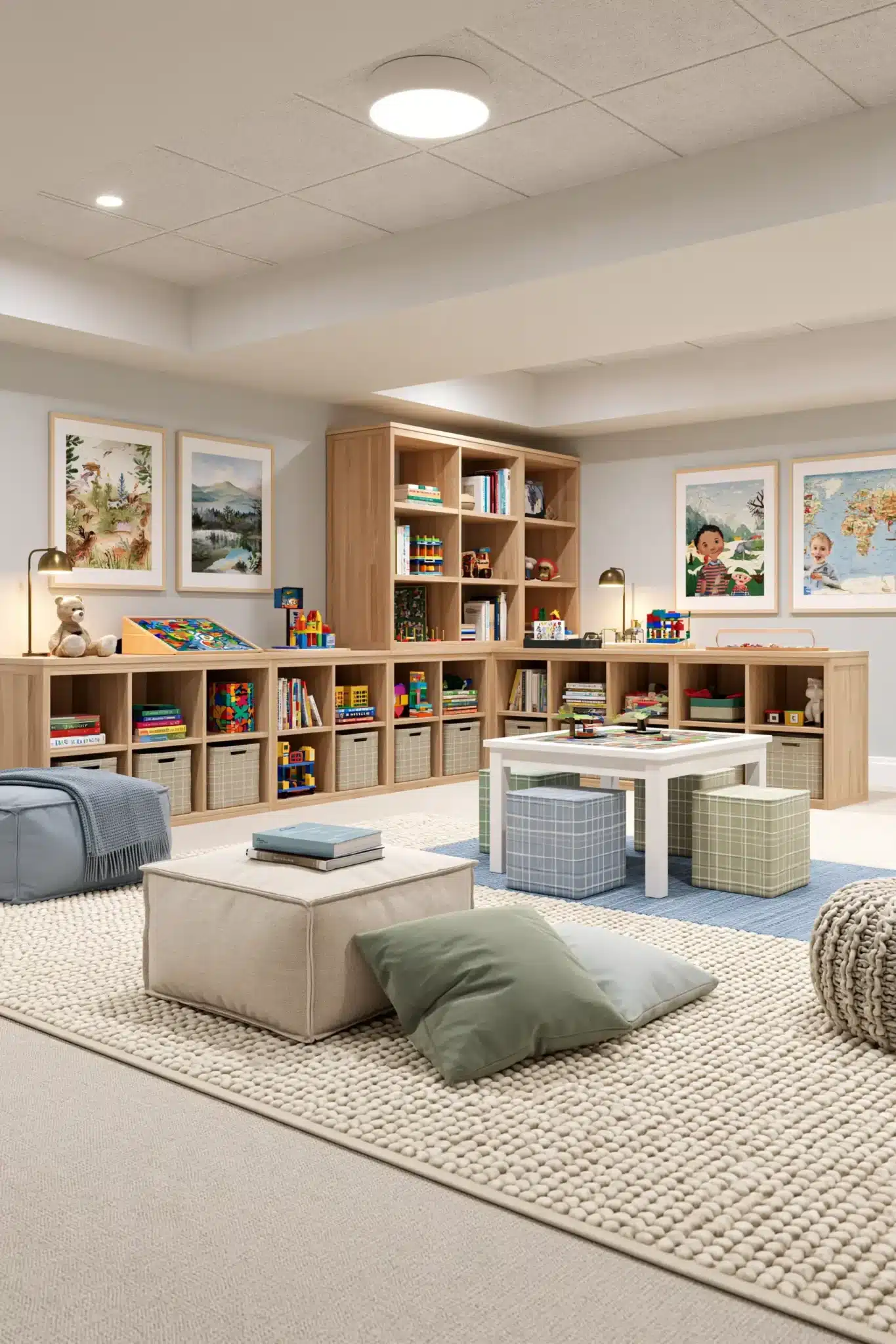 29 Basement Playroom Ideas That Turn Dead Space Into the Favorite Room 2 basement playroom