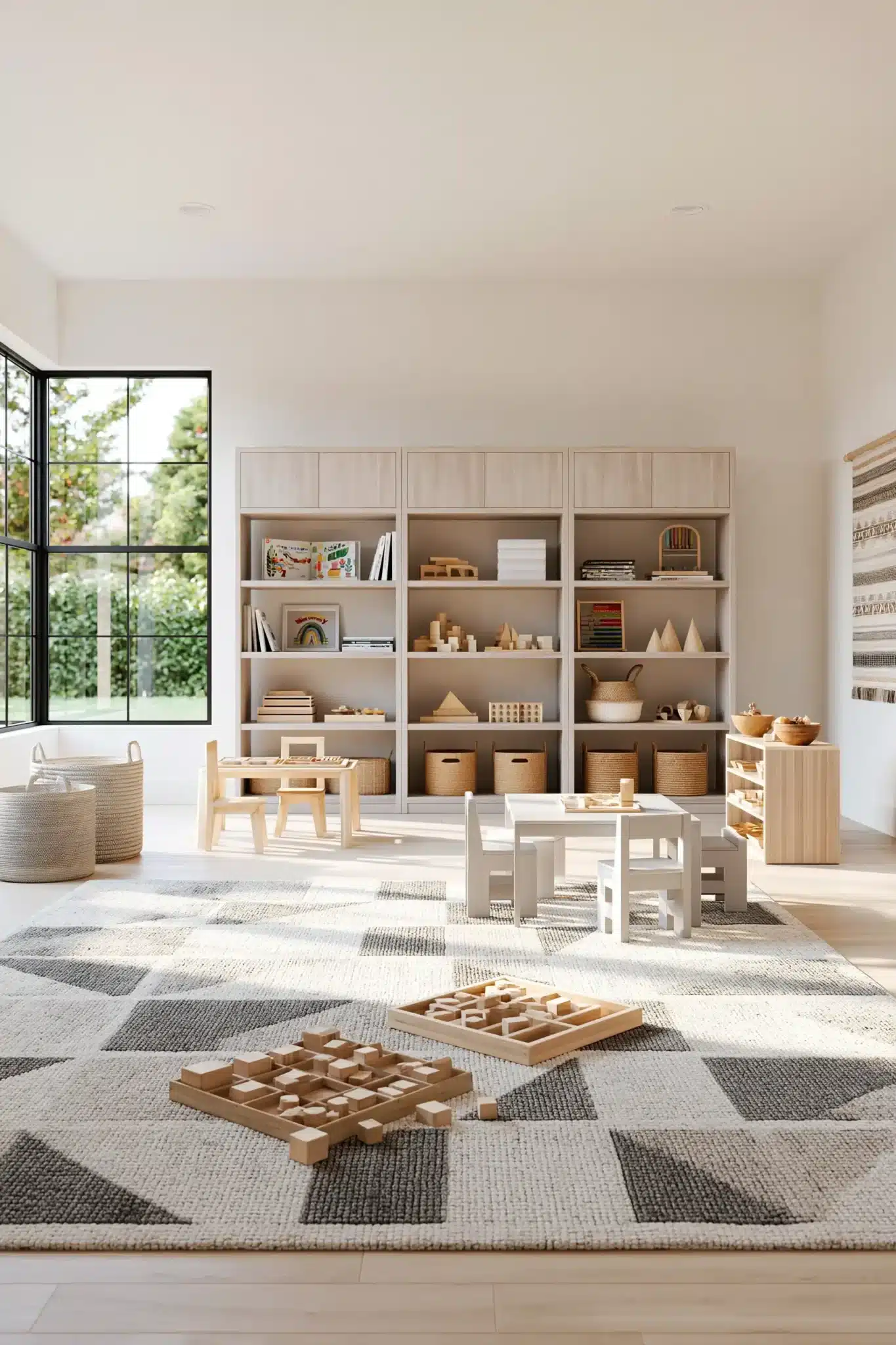 29 Montessori Playroom Ideas That Let Kids Actually Use the Room 2 montessori playroom