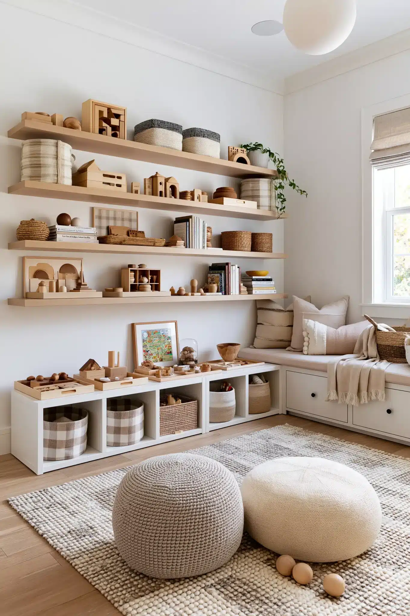 29 Montessori Playroom Ideas That Let Kids Actually Use the Room 20 montessori playroom