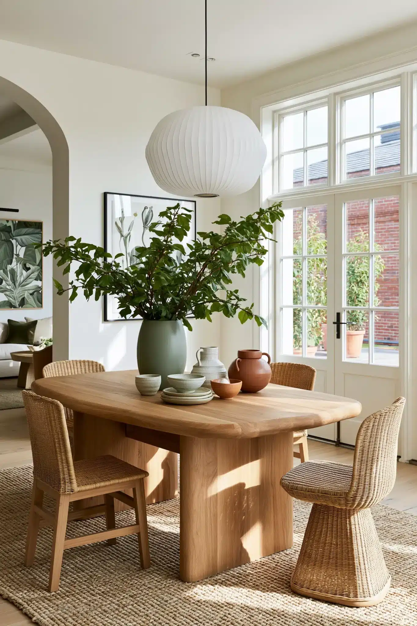 29 Boho Dining Room Ideas With Easy, Earthy Layers 21 boho dining room