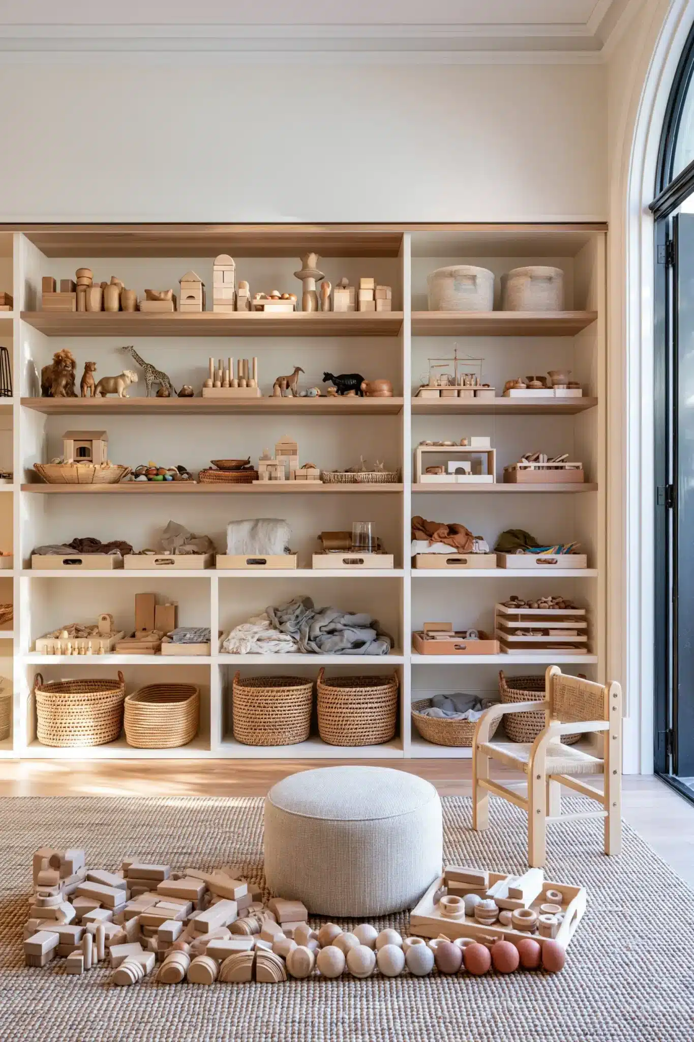 29 Montessori Playroom Ideas That Let Kids Actually Use the Room 23 montessori playroom
