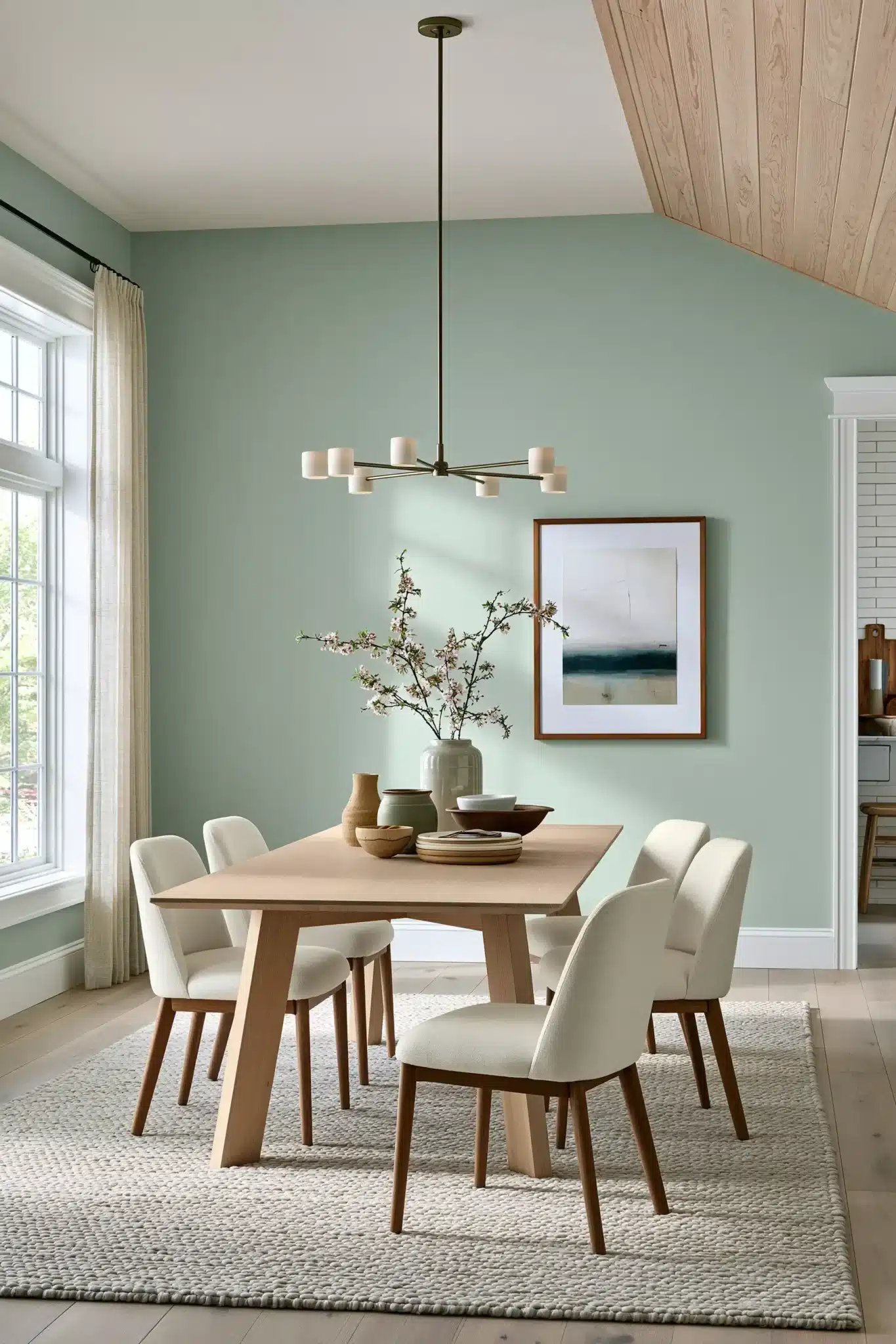 29 Green Dining Room Ideas for a Calmer, Warmer Wall 23 green dining room