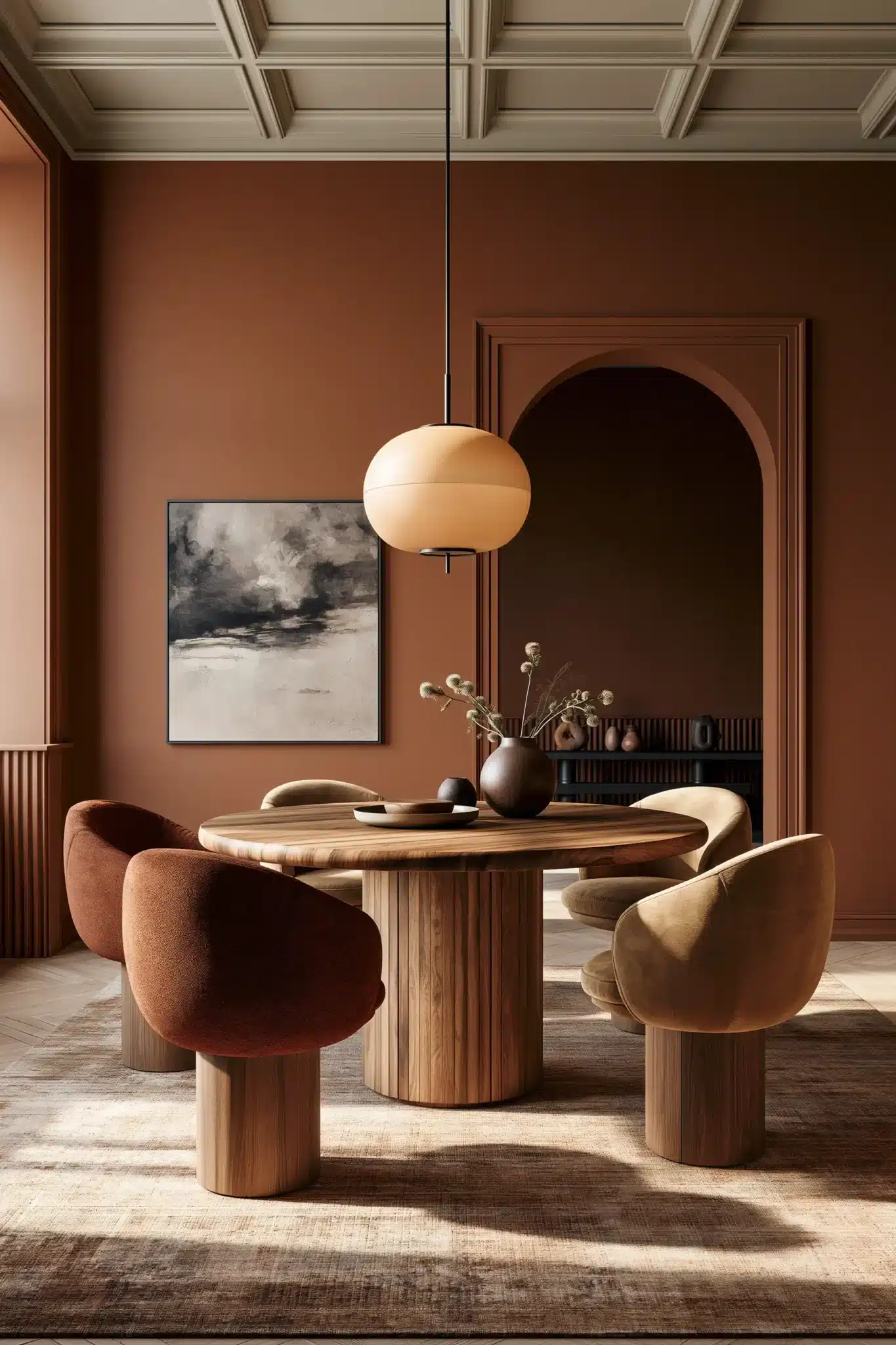 29 Round Table Dining Room Setups for Easier Conversation 23 round table dining room
