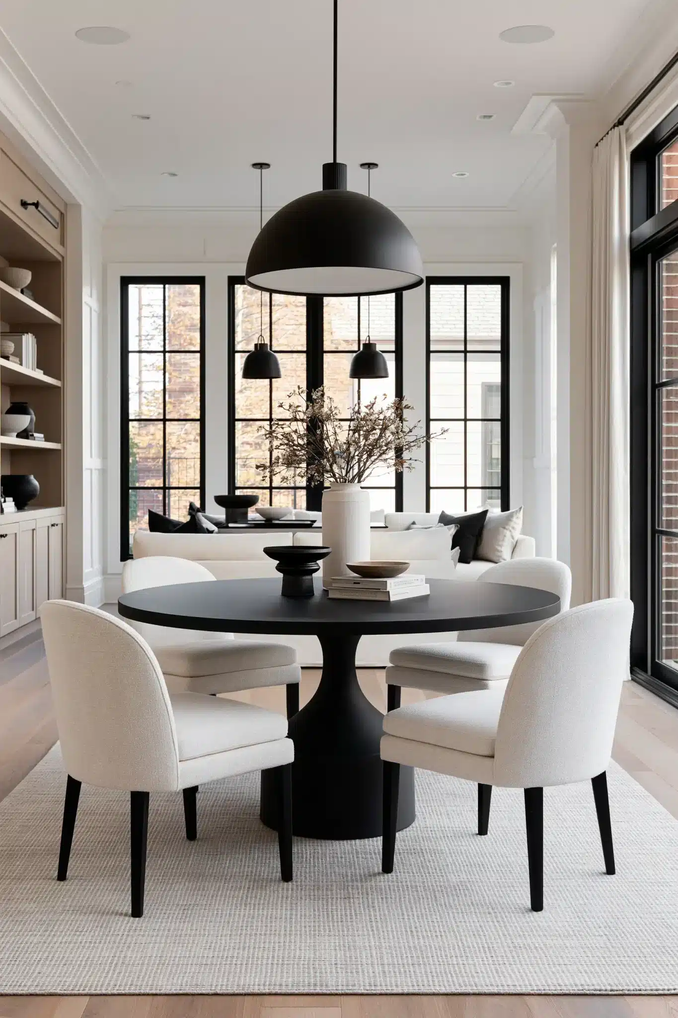 29 Round Table Dining Room Setups for Easier Conversation 24 round table dining room