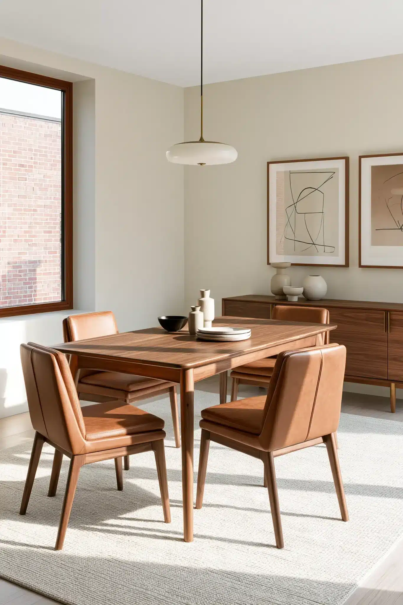 29 Mid Century Modern Dining Room Ideas With Clean Lines 24 mid century modern dining room