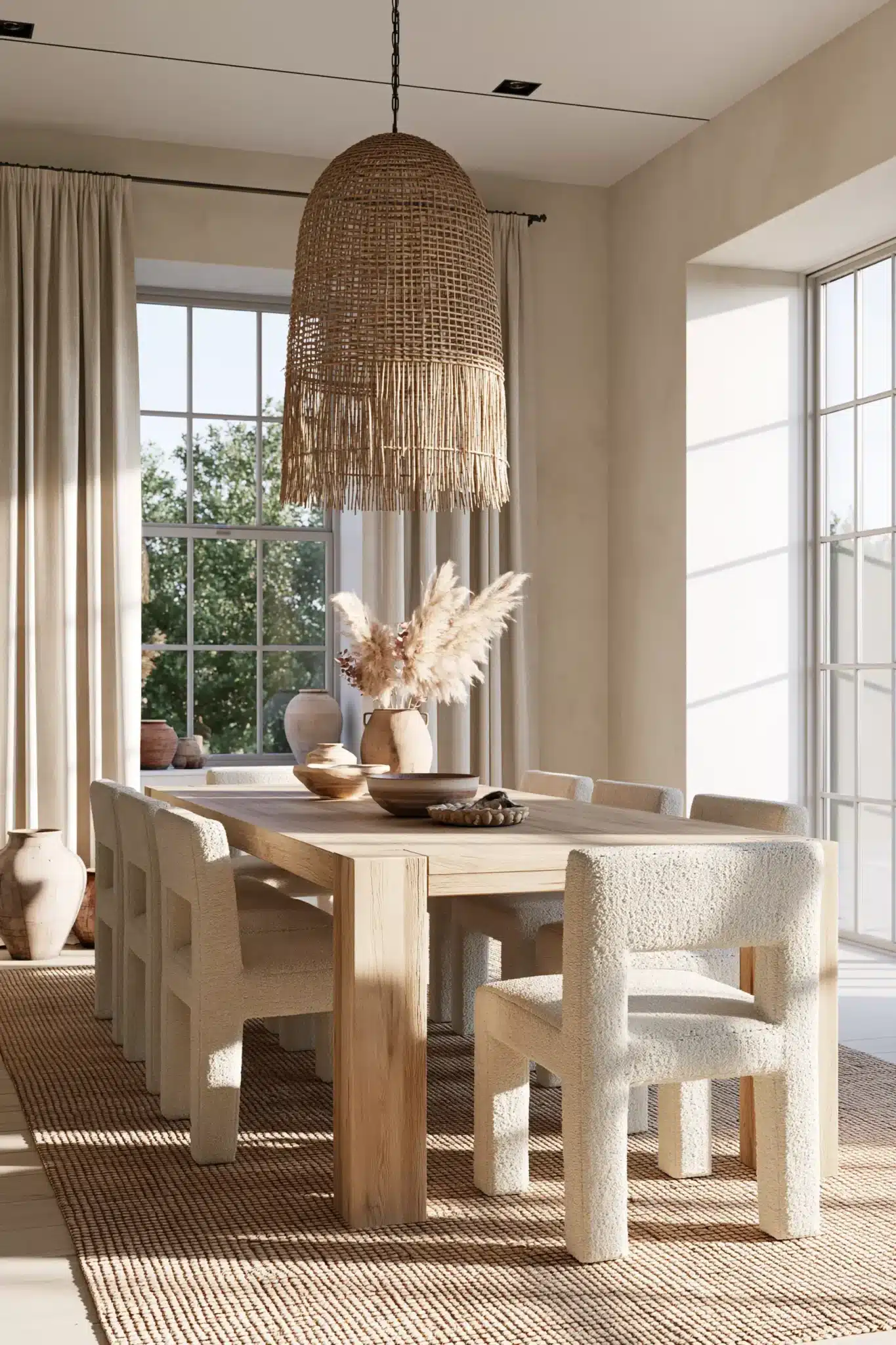 29 Boho Dining Room Ideas With Easy, Earthy Layers 24 boho dining room