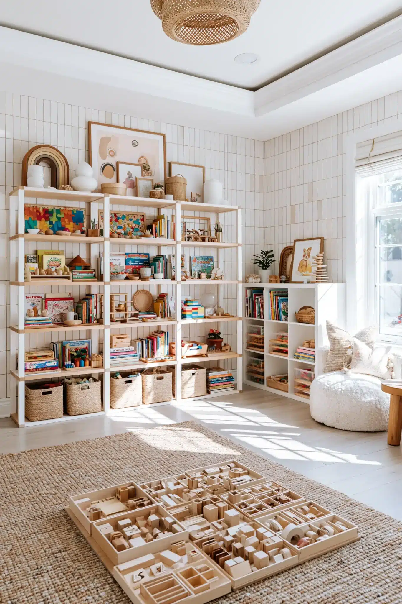 29 Montessori Playroom Ideas That Let Kids Actually Use the Room 26 montessori playroom