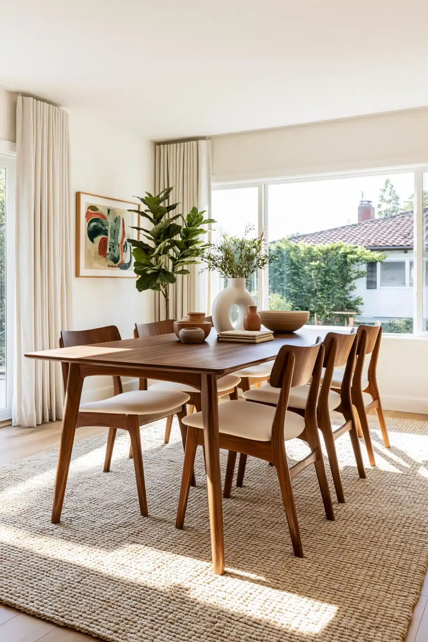 29 Mid Century Modern Dining Room Ideas With Clean Lines 27 mid century modern dining room