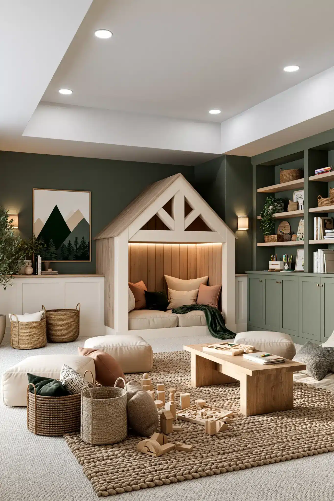 29 Basement Playroom Ideas That Turn Dead Space Into the Favorite Room 27 basement playroom