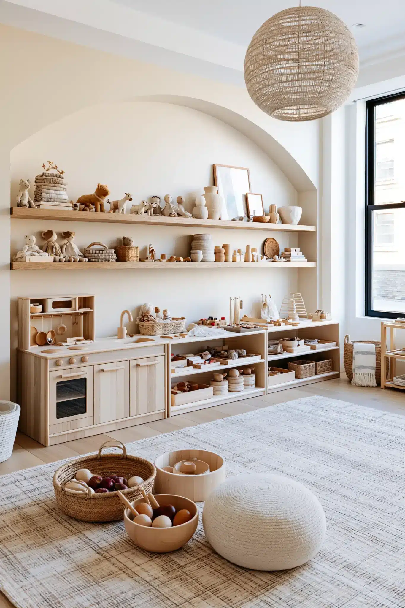 29 Montessori Playroom Ideas That Let Kids Actually Use the Room 28 montessori playroom