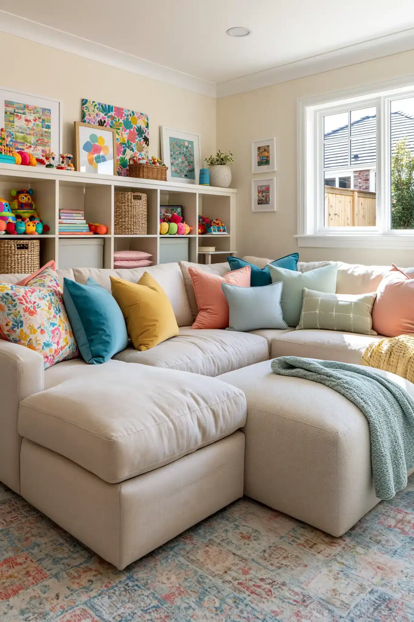29 Family Room Playroom Ideas That Share the Space 3 family room playroom