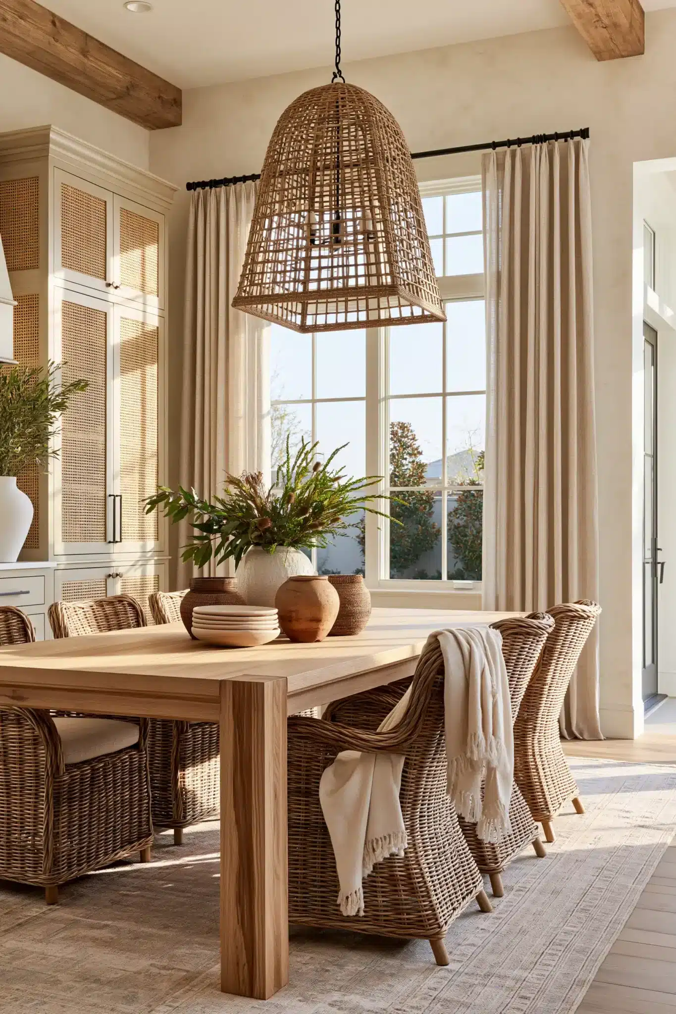 29 Boho Dining Room Ideas With Easy, Earthy Layers 4 boho dining room