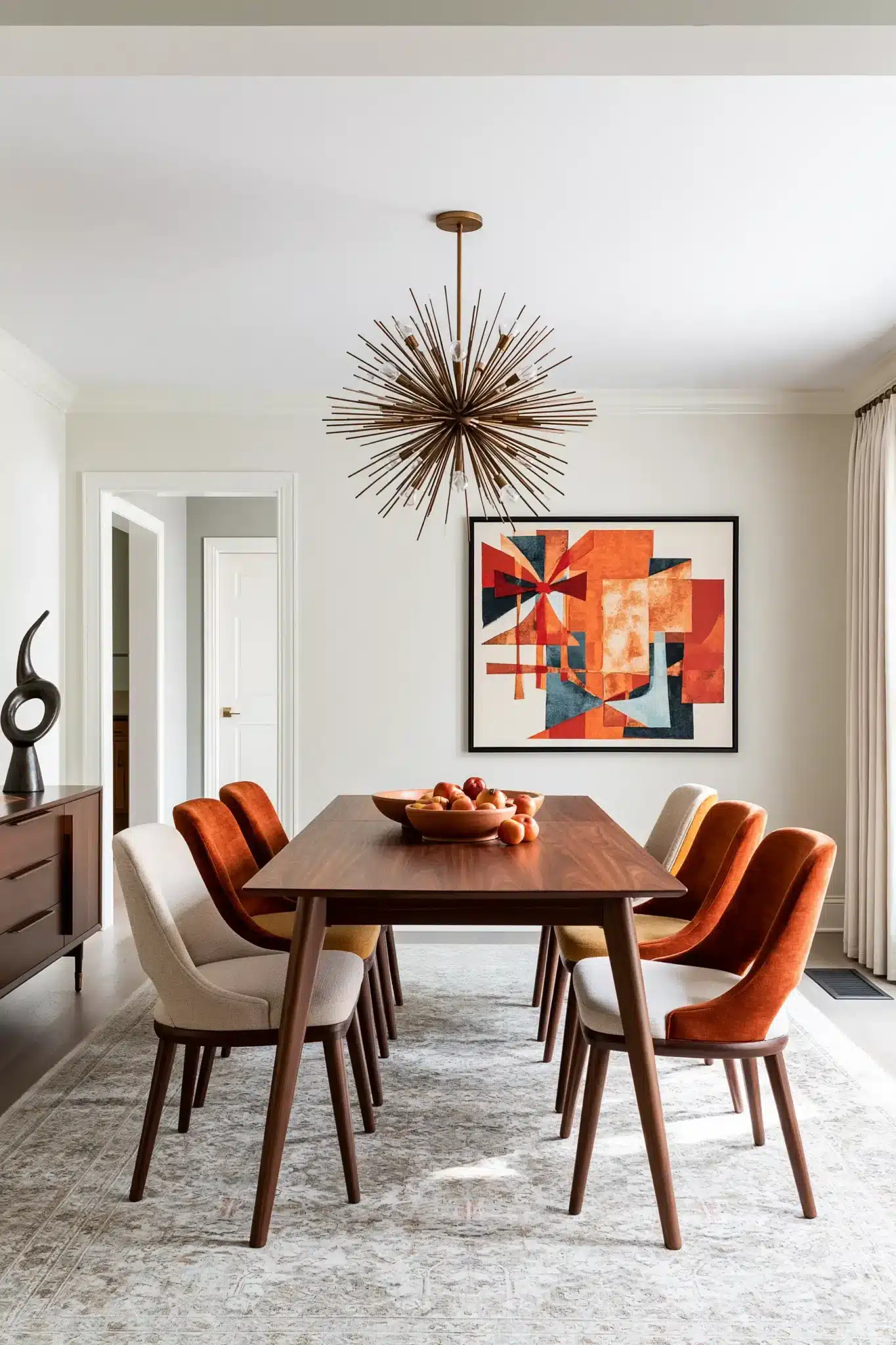 29 Mid Century Modern Dining Room Ideas With Clean Lines 6 mid century modern dining room