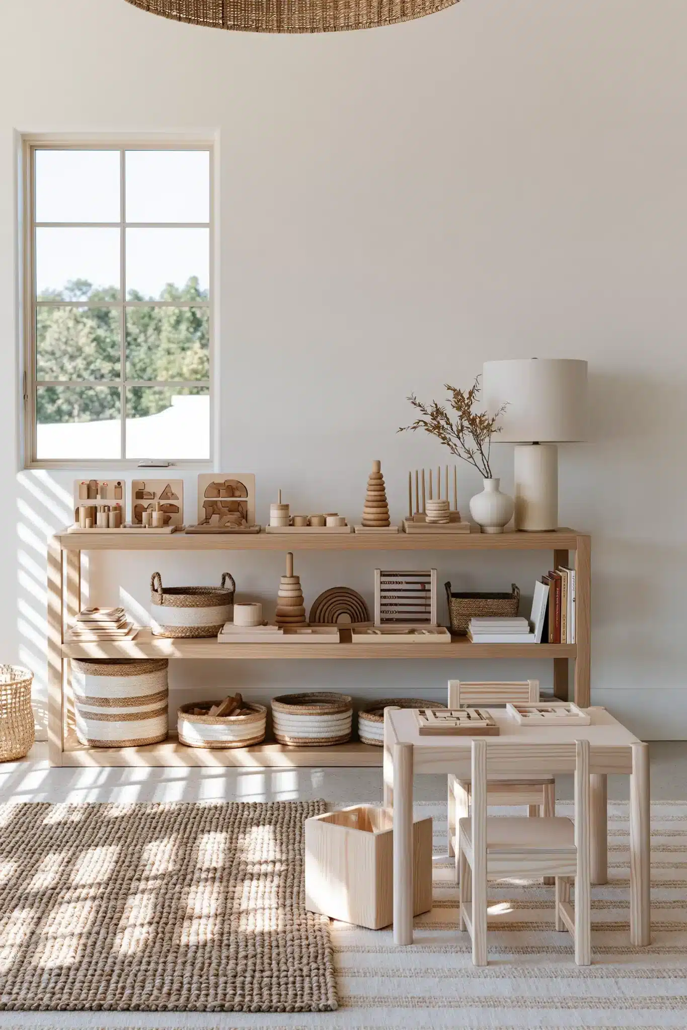 29 Montessori Playroom Ideas That Let Kids Actually Use the Room 7 montessori playroom