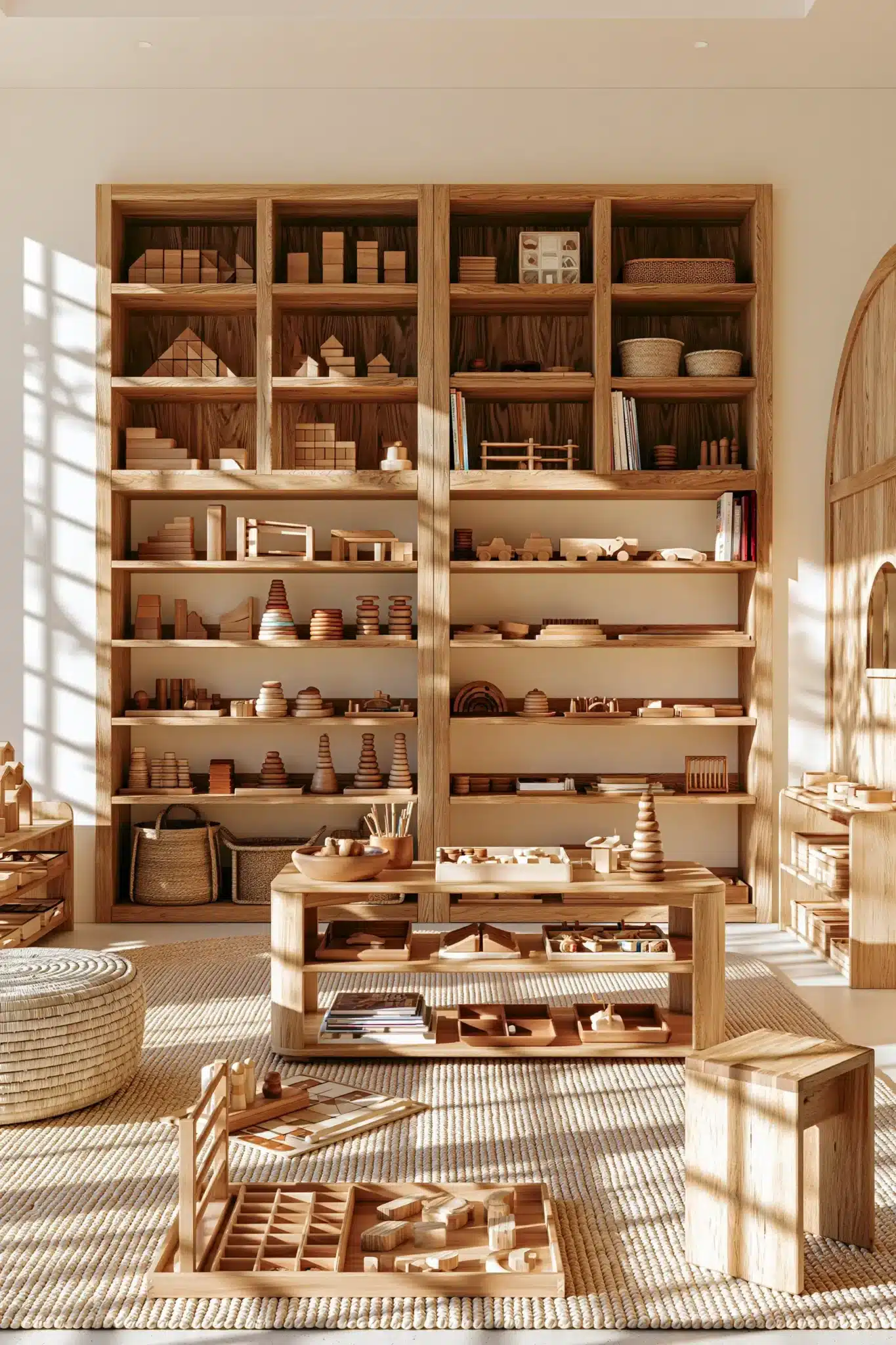 29 Montessori Playroom Ideas That Let Kids Actually Use the Room 8 montessori playroom