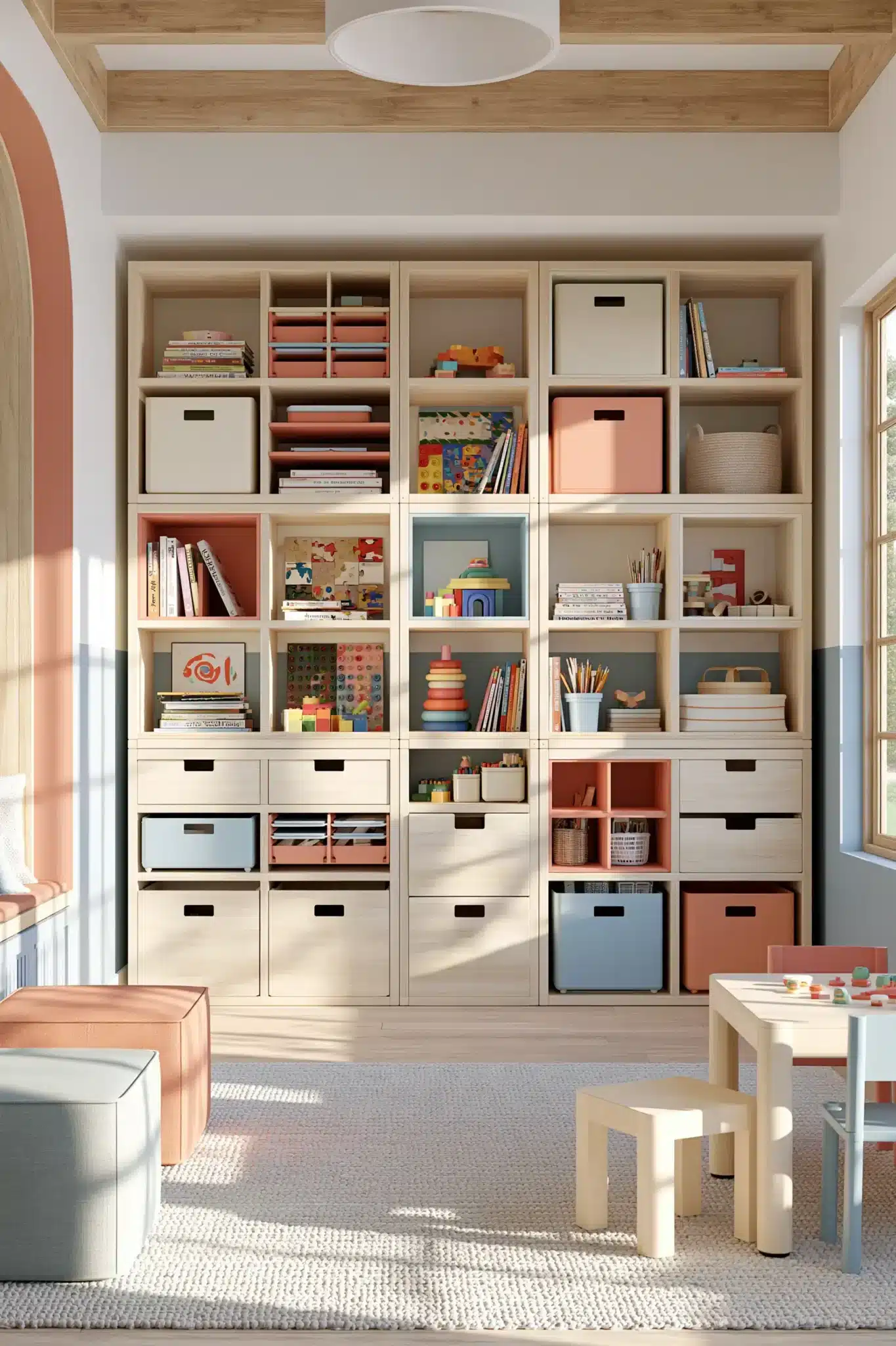 29 Playroom Storage Ideas That Keep Toys in Reach 9 playroom storage ideas