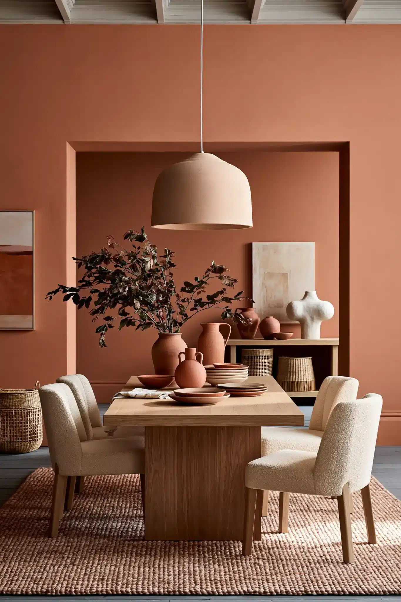 29 Boho Dining Room Ideas With Easy, Earthy Layers 9 boho dining room