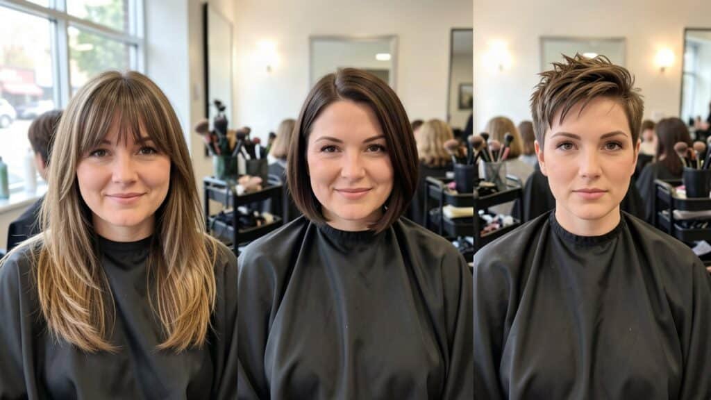 round face haircuts